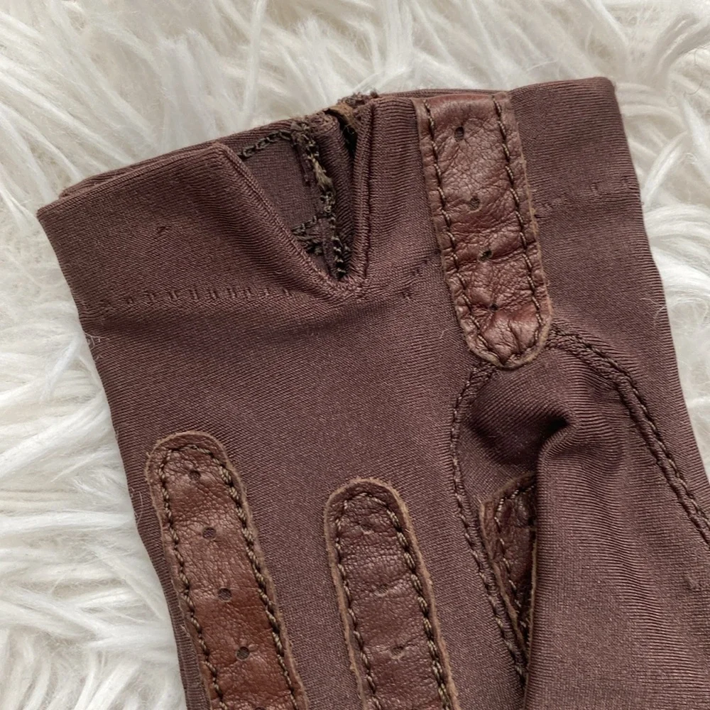 Isotoner vintage brown driving gloves - Picture 3 of 8